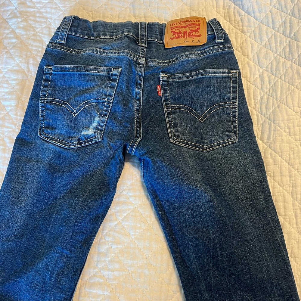 Boys Levi's jeans 510 skinny size 10 - Picture 2 of 8